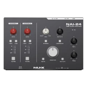Interface de Audio Nux 2 Canales 4 Salidas NAI-24