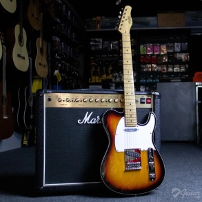 Guitarra Electrica Telecaster Sunburst Tagima TW-55 SB LF WH