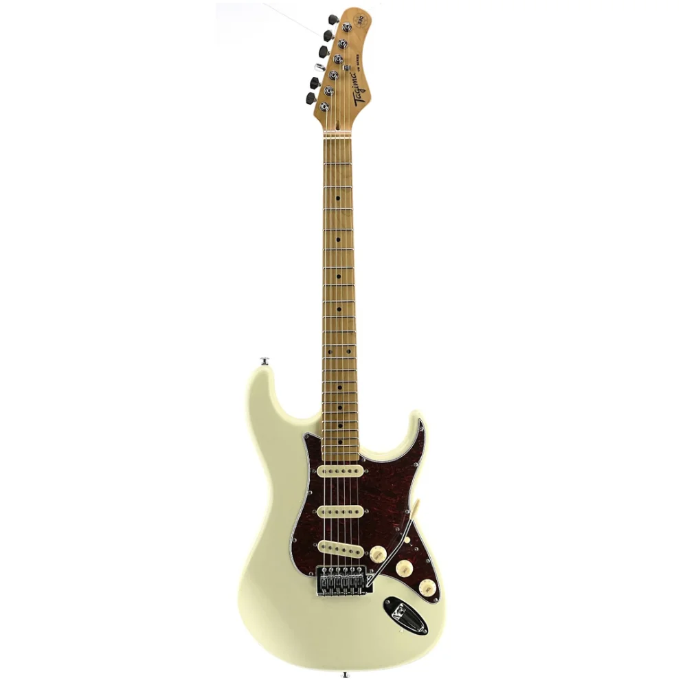 Guitarra Electrica Tagima Stratocaster Blanca TG-530 OWH LF TT