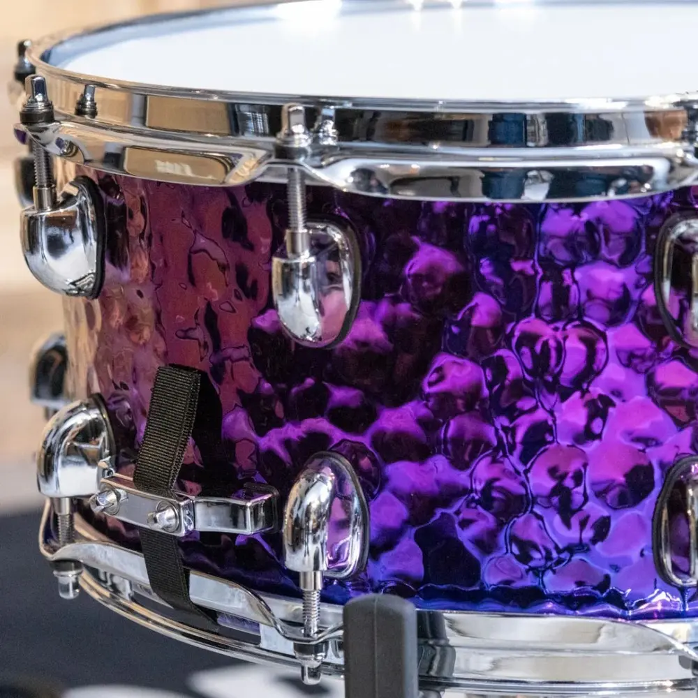Redoblante Acero Cromado DIXON 14"x6.5" CORNERSTONE TITANIUM PLATED
