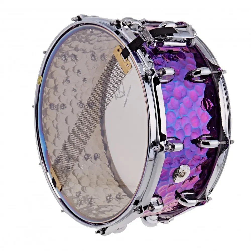 Redoblante Acero Cromado DIXON 14"x6.5" CORNERSTONE TITANIUM PLATED