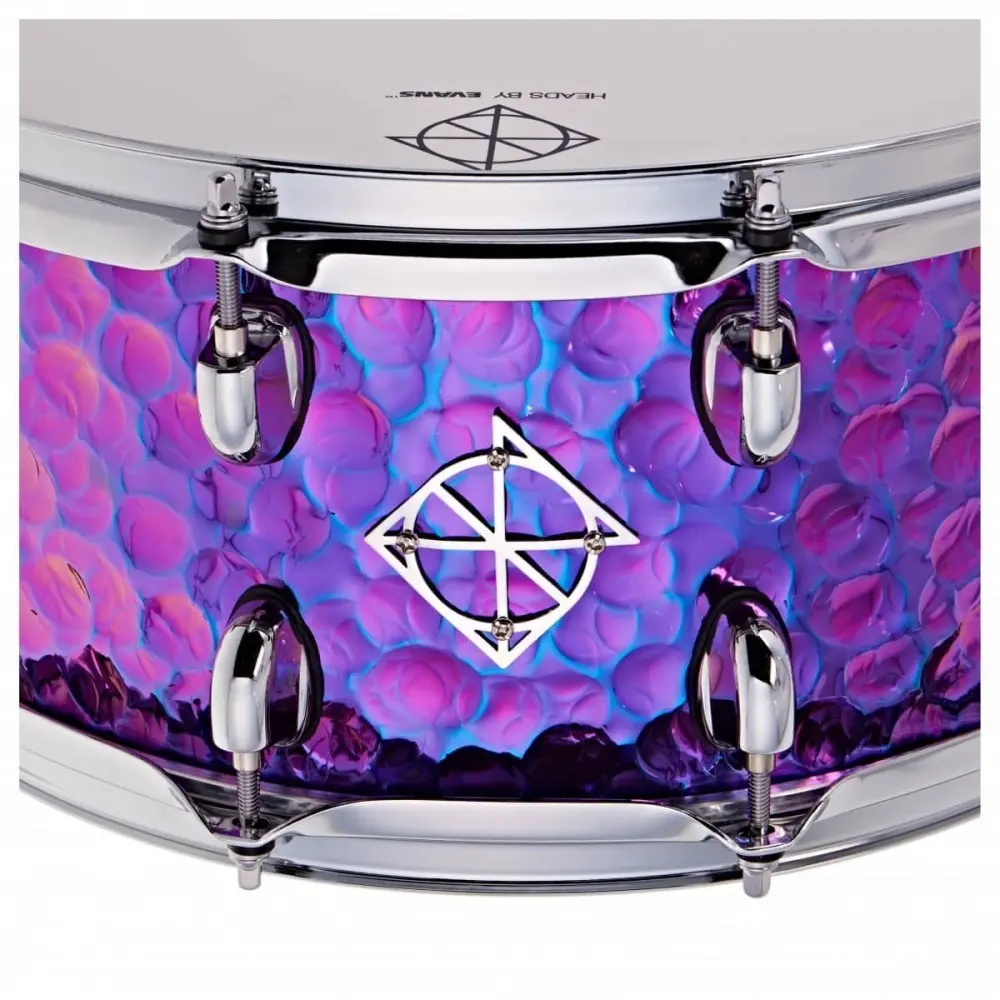 Redoblante Acero Cromado DIXON 14"x6.5" CORNERSTONE TITANIUM PLATED