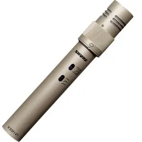 Shure KSM141/SL Micrófono Condenser con Selector Giratorio de Cardiode o Omnidirecional.