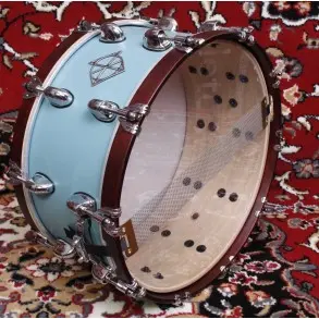 Redoblante Arce DIXON 14"x6.5" CORNERSTONE QUETZAL BLUE