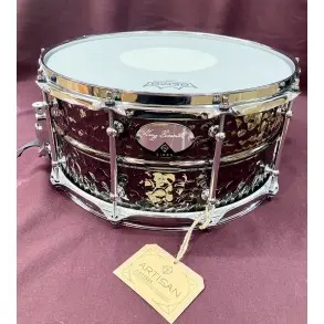 Redoblante DIXON 14"x6.5" BRASS SIGNATURE GREGG BISSONETTE-BLACK NICKLE PLATED