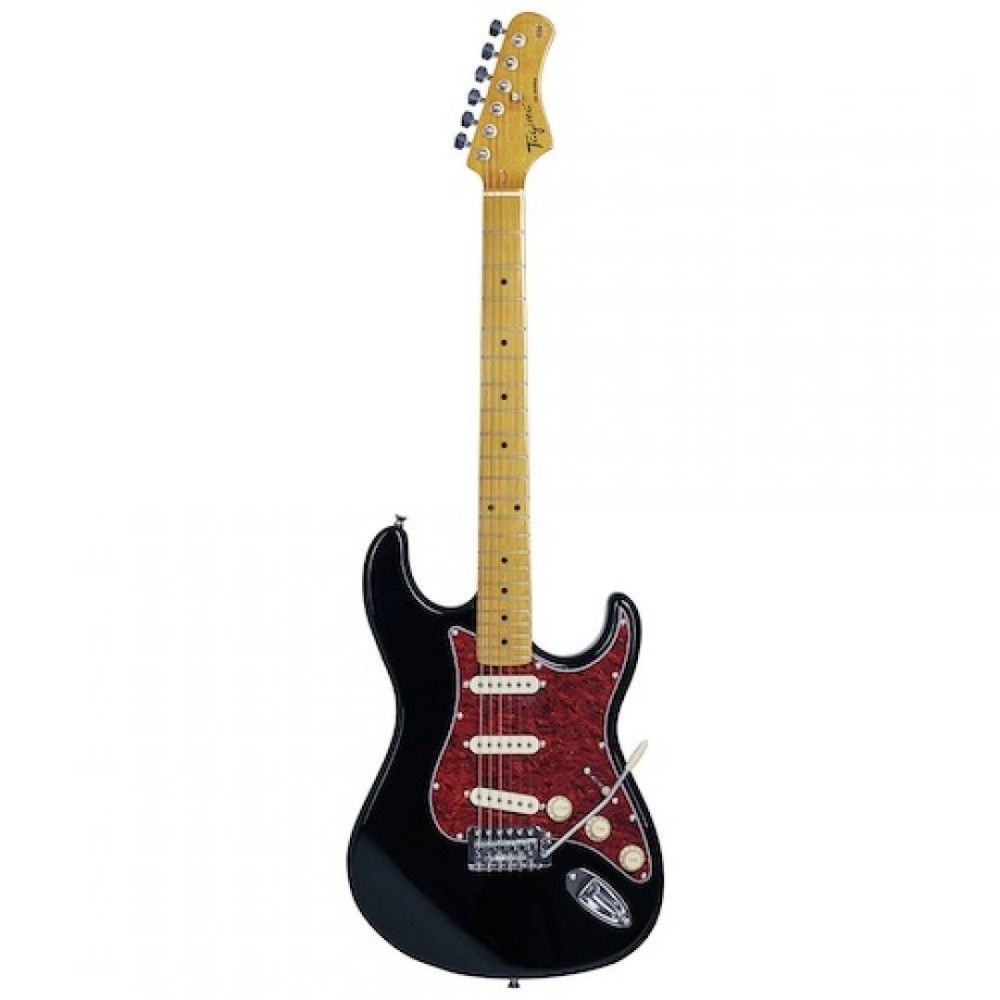 Guitarra Electrica Stratocaster Negra Tagima TG-530 BK LF TT