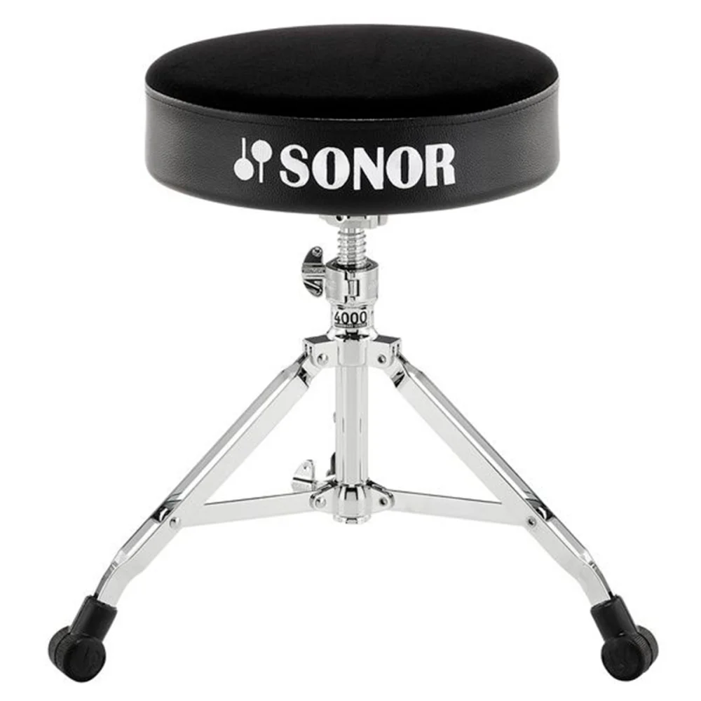 Banqueta Sonor Asiento Redondo DT4000 nivel a rosca