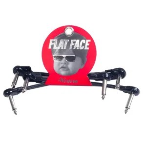 Pack x 3 Cables Interpedal Silent Western Flat Face Angulado 15cm FF15X3