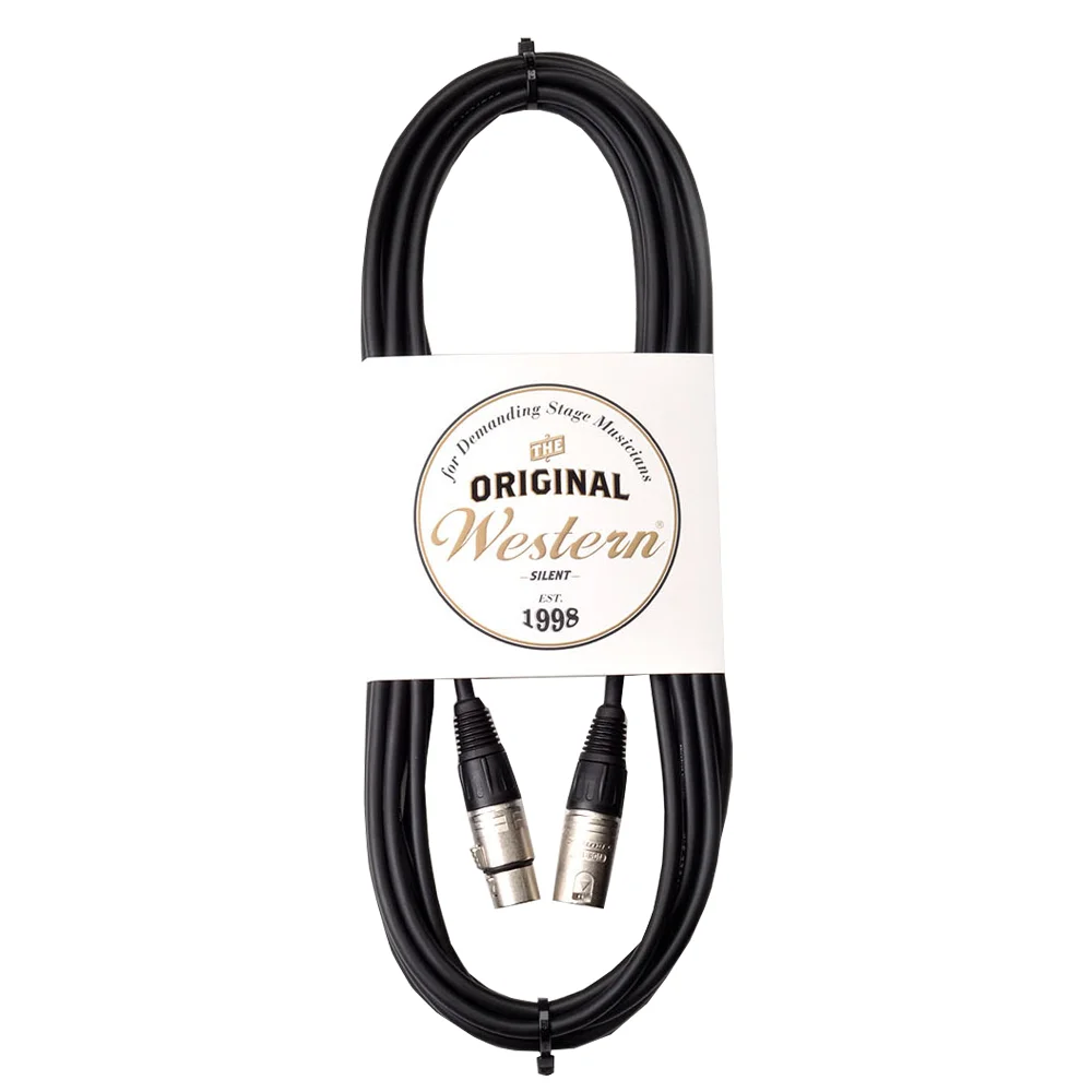 Cable Western XLR Hembra a XLR Macho Ficha Neutrik 3 metros CCN30