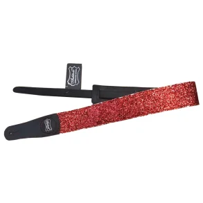 Correa gliter rojo
