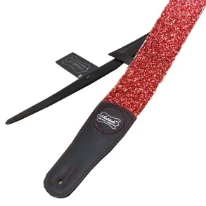 Correa gliter rojo