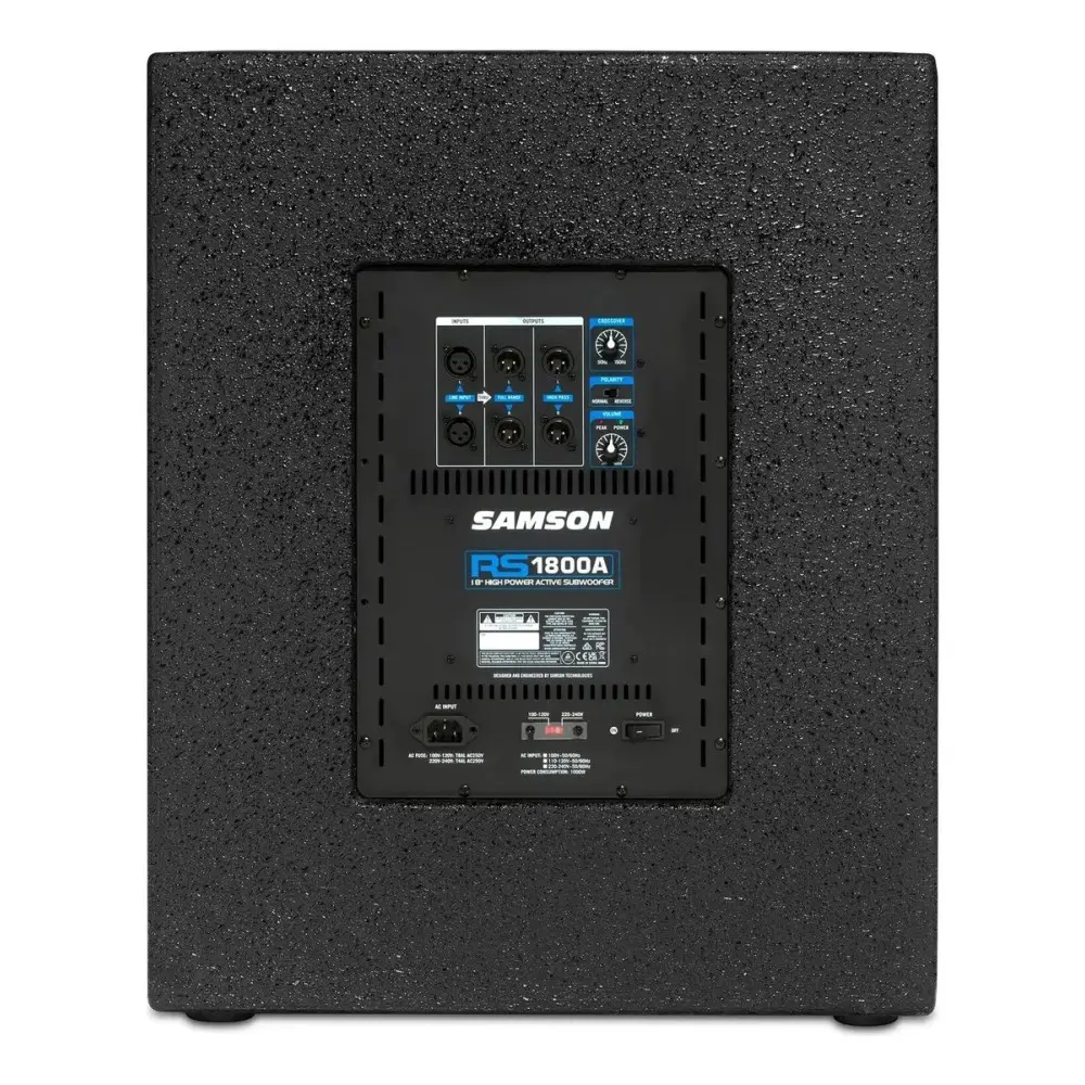 Subwoofer Activo 18" 1000W Samson RS1800A