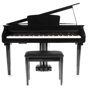 Mini Grand Piano Digital Artesia AG-30 1/2 Cola Bluetooth y Banqueta