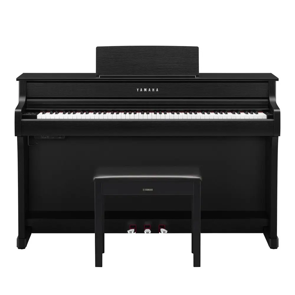 Piano Digital Con Mueble y Banqueta Yamaha CLP835B Clavinova Bluetooth