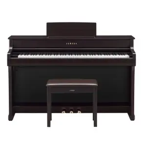 Piano Digital Con Mueble y Banqueta Marron Yamaha CLP835R Clavinova Bluetooth