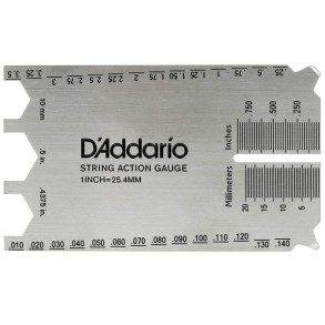 Regla Metalica Luthier Daddario PW-SHG-01
