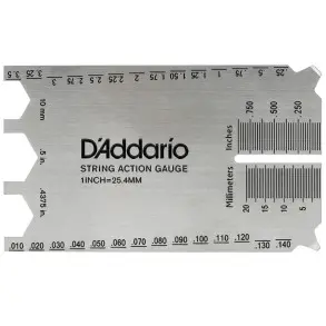 Regla Metalica Luthier Daddario PW-SHG-01