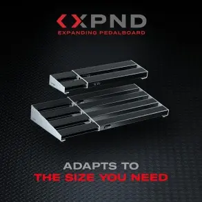 Pedalboard de Aluminio XPND 2 Hileras Daddario PW-XPNDPB-02