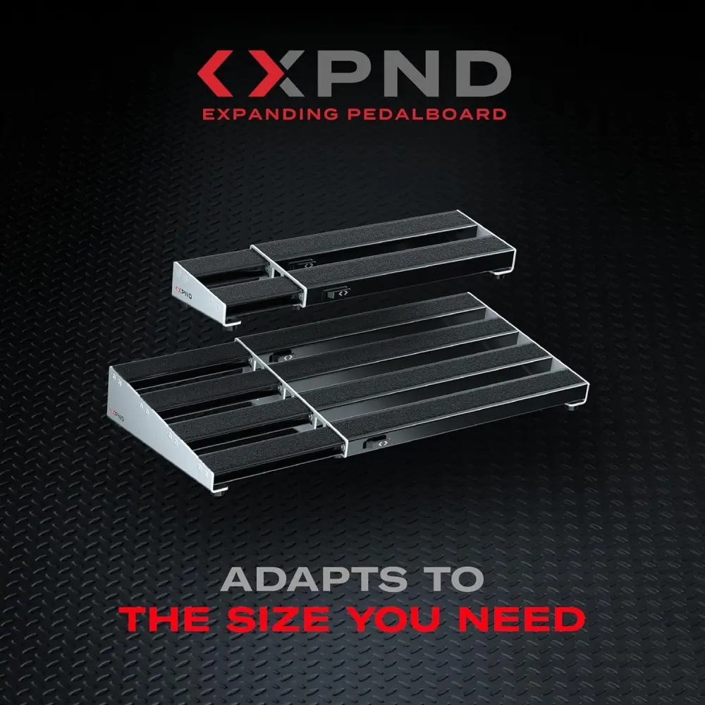 Pedalboard de Aluminio XPND 2 Hileras Daddario PW-XPNDPB-02