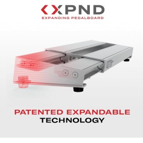 Pedalboard de Aluminio XPND 2 Hileras Daddario PW-XPNDPB-02