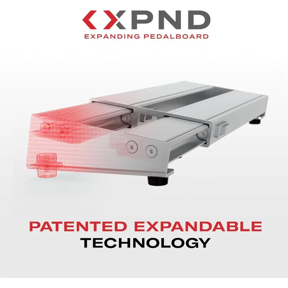 Pedalboard de Aluminio XPND 2 Hileras Daddario PW-XPNDPB-02