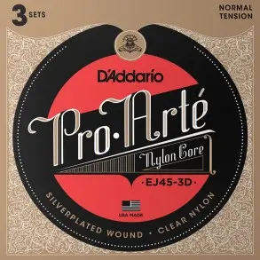 Encordado de Guitarra Clasica Daddario EJ45-3D