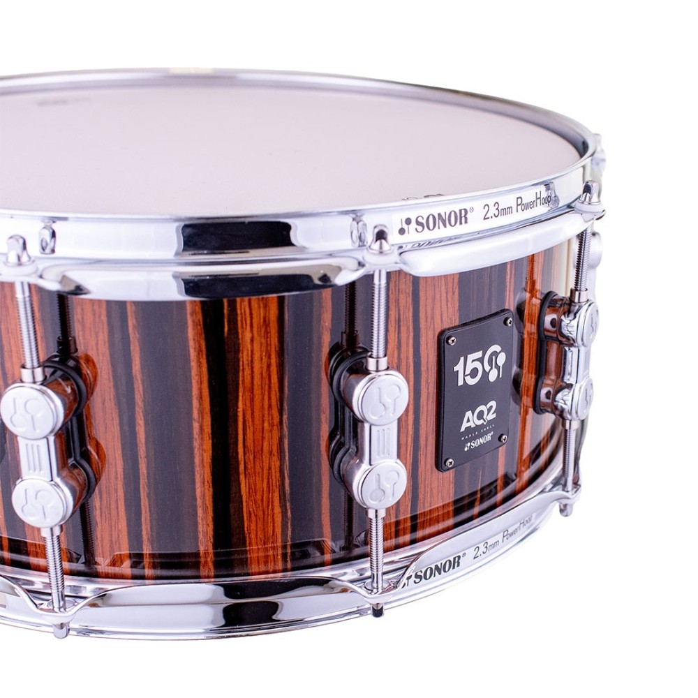 Bateria Aniversario 6 Cuerpos Bombo 22" Color Ebony Veneer SONOR AQ2150EBN