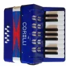 Acordeon Niños Piano 17 Teclas 8 Bajos Corelli Verdulera WHC104 BL