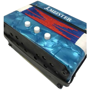 Acordeon Para Niños J. Meister 2 Bajos 7 Botones MC103WBL