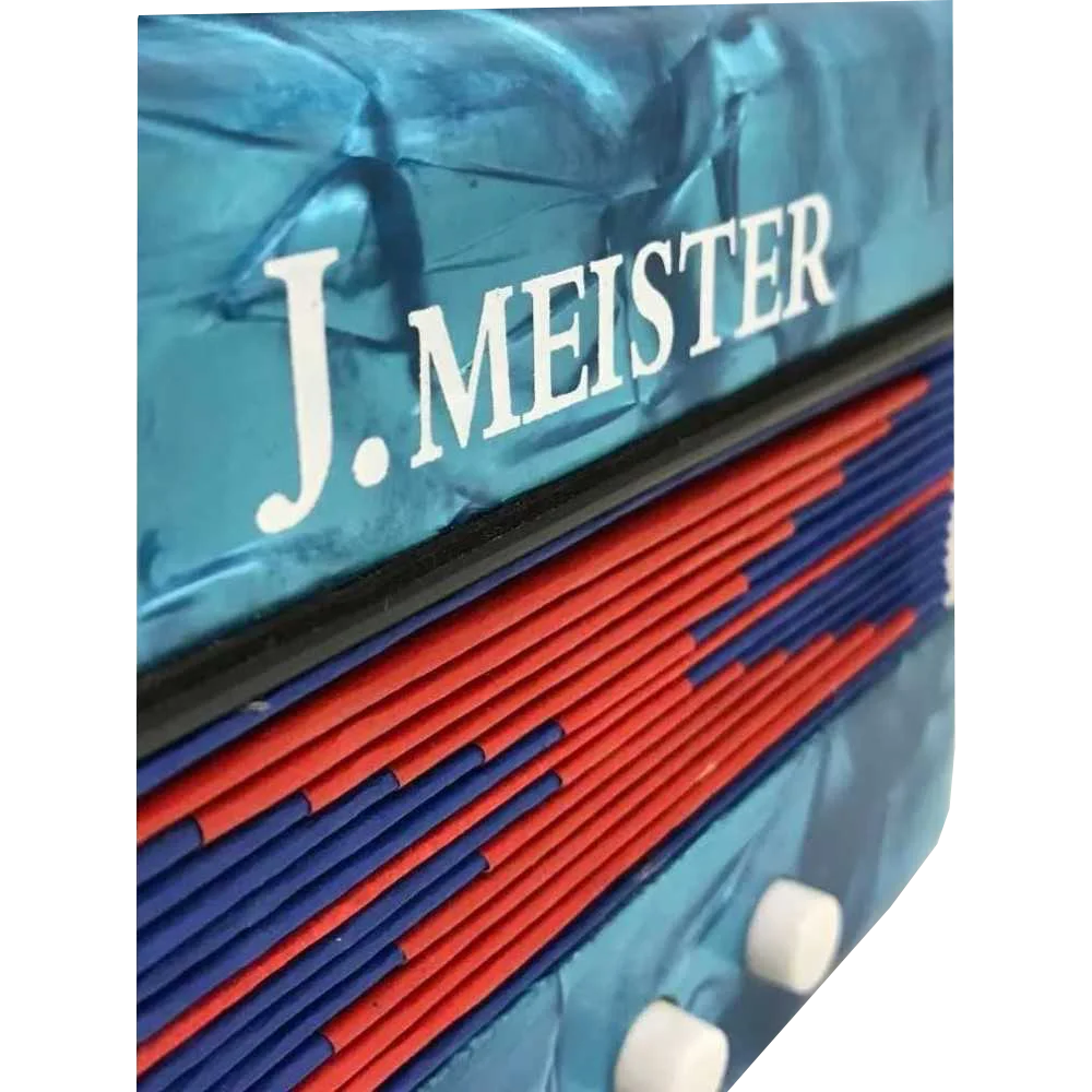 Acordeon Para Niños J. Meister 2 Bajos 7 Botones MC103WBL