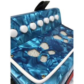 Acordeon Para Niños J. Meister 2 Bajos 7 Botones MC103WBL