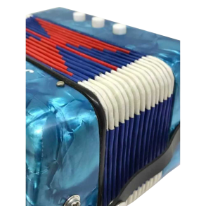 Acordeon Para Niños J. Meister 2 Bajos 7 Botones MC103WBL