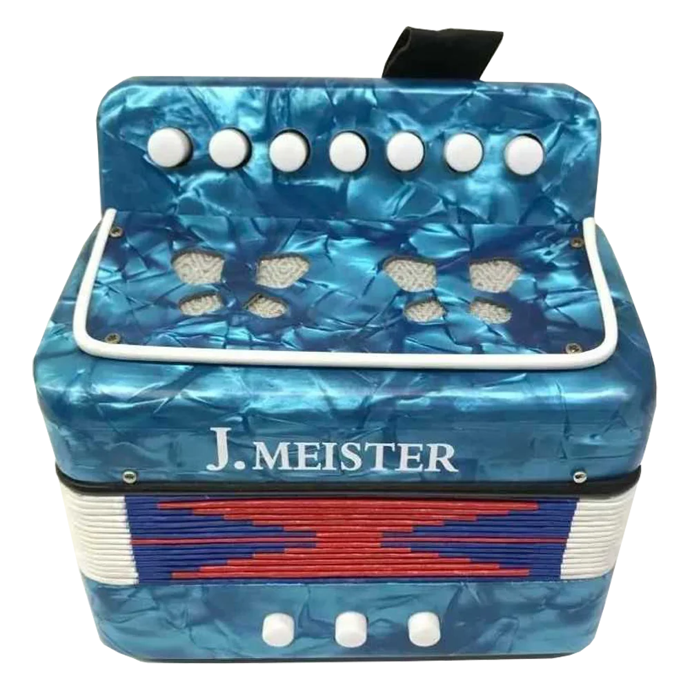 Acordeon Para Niños J. Meister 2 Bajos 7 Botones MC103WBL
