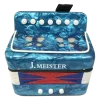 Acordeon Para Niños J. Meister 2 Bajos 7 Botones MC103WBL