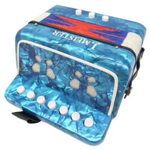 Acordeon Para Niños J. Meister 2 Bajos 7 Botones MC103WBL