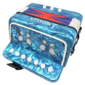 Acordeon Para Niños J. Meister 2 Bajos 7 Botones MC103WBL
