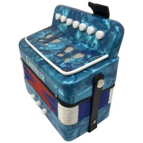 Acordeon Para Niños J. Meister 2 Bajos 7 Botones MC103WBL