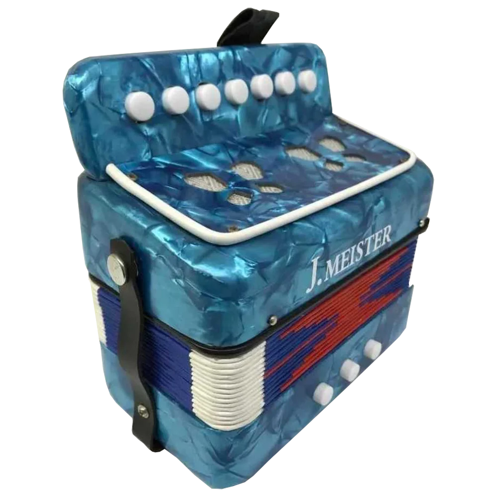 Acordeon Para Niños J. Meister 2 Bajos 7 Botones MC103WBL