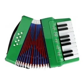 Acordeon Niños Piano 17 Teclas 8 Bajos Corelli Verdulera WHC104 GR