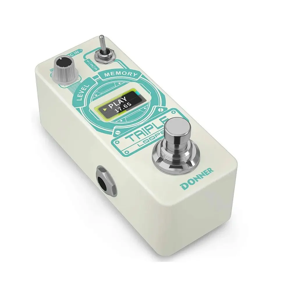 Pedal de Efectos Triple Looper Donner EC1211