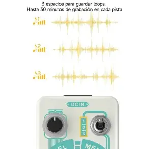 Pedal de Efectos Triple Looper Donner EC1211