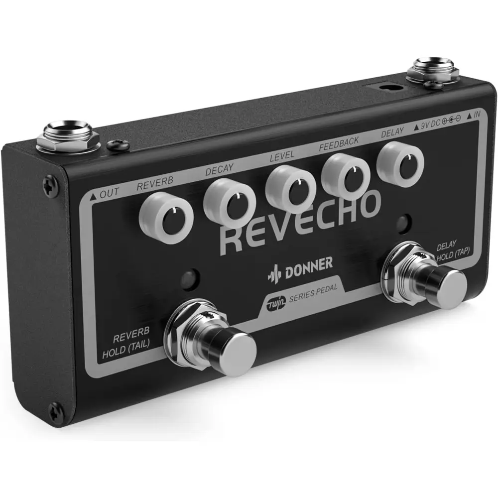Pedal de Efectos Reverb Donner EC1118