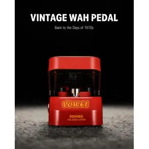 Pedal de Efectos 2 en 1 Wah Wah y Volumen Donner EC1008