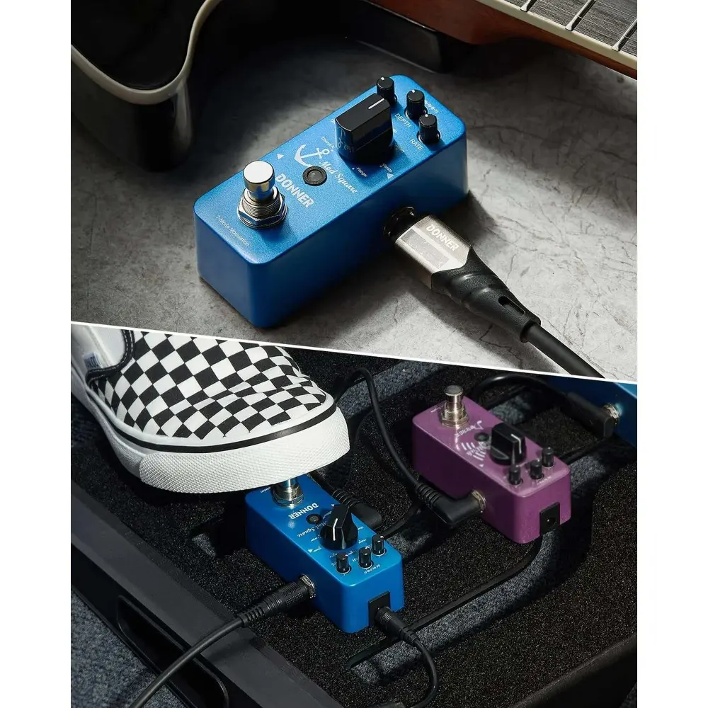 Pedal de Efectos 7 Echo Square Donner EC1006