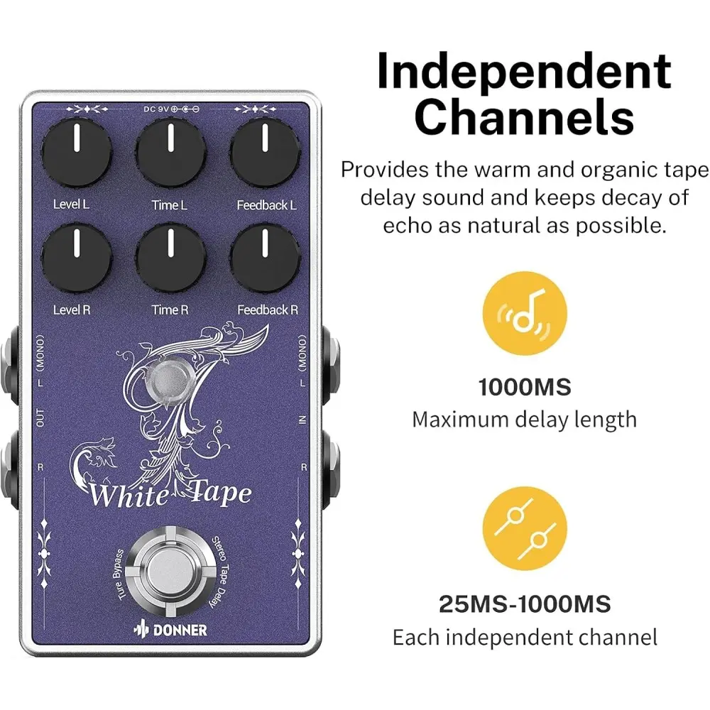 Pedal De Efecto Delay Donner EC1335