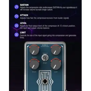 Pedal De Efecto Compressor Donner EC1332