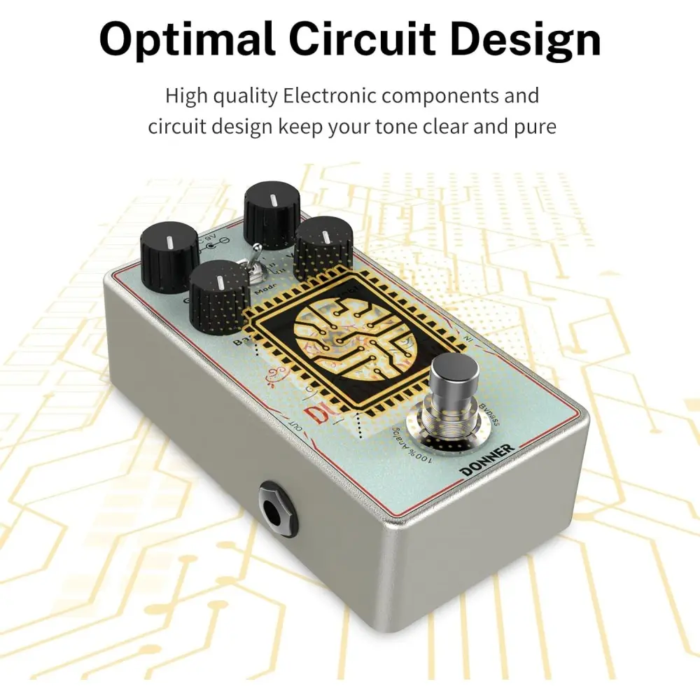 Pedal De Efecto Overdrive Donner EC1329