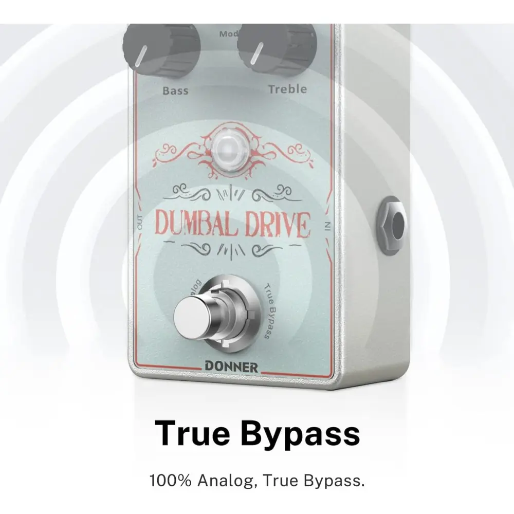 Pedal De Efecto Overdrive Donner EC1329