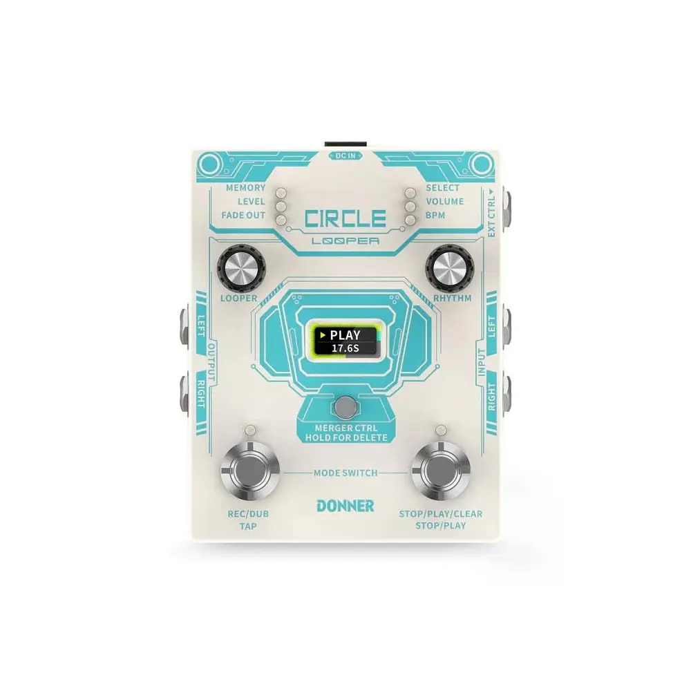 Pedal de Efectos Looper Donner EC1289