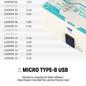 Pedal de Efectos Looper Donner EC1289
